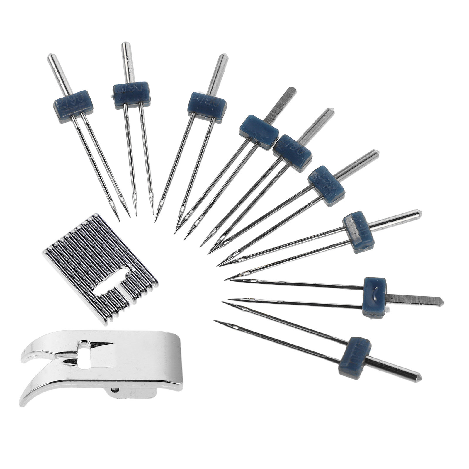 Twin Needle Stretch - 1 Conjunto de Calcador de Agulha