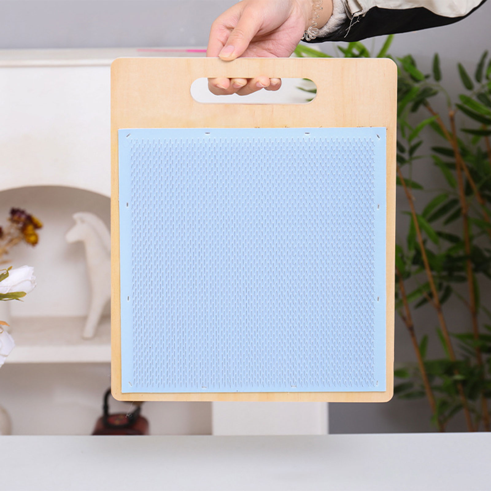 Textile Sewing Support - Conjunto de Escovas de Lã para