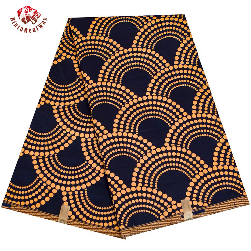 Sewing Batik - BintaRealWax Tecido Africano, Fan Pattern, Ankara