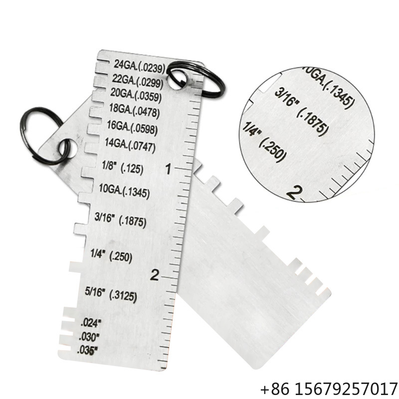Seam Gauge Metal - Medidor de Espessura em Aço Inoxidável,