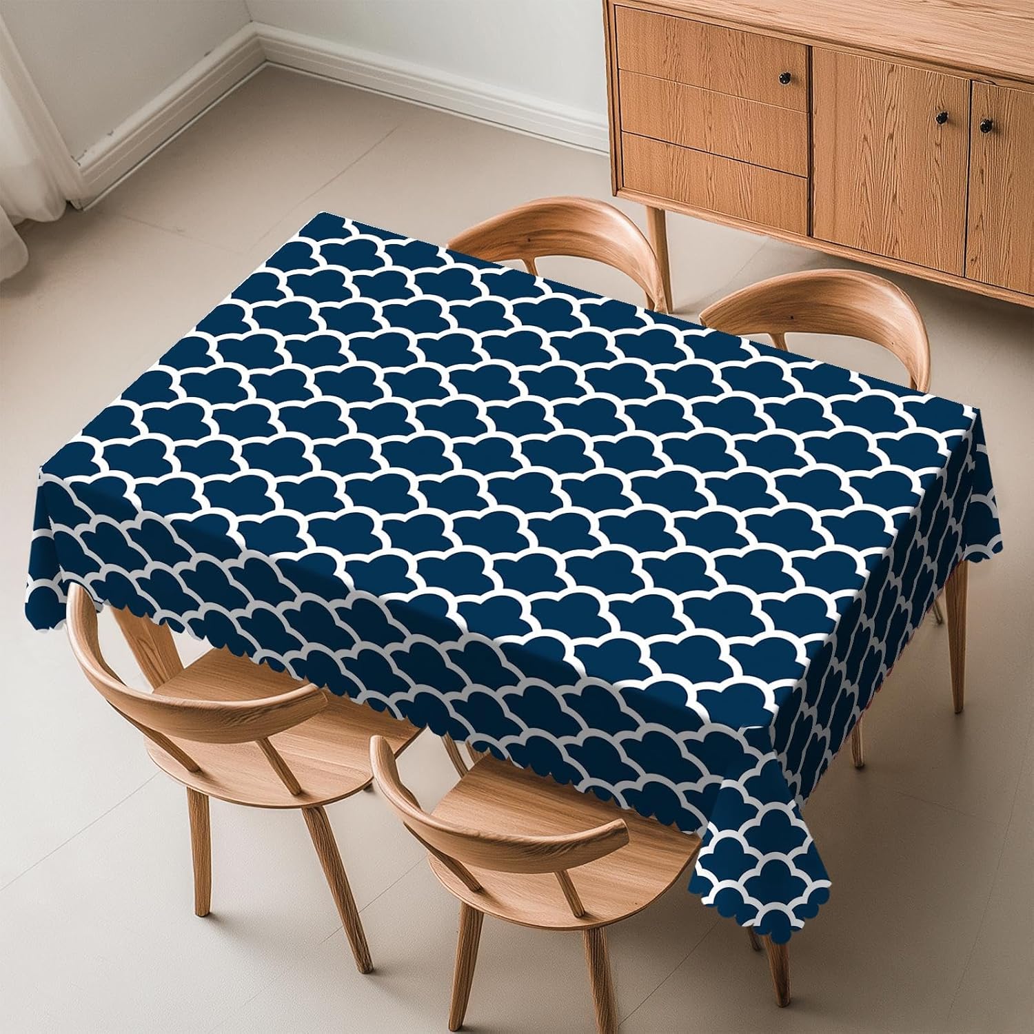 Century Textile & Sewing Supply - Toalha de Mesa Azul Marinho com