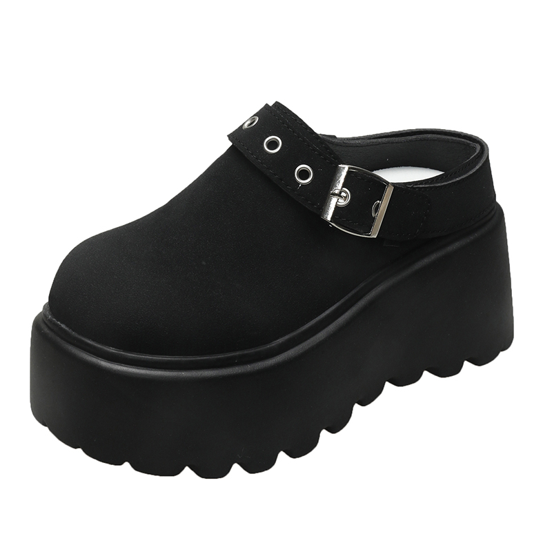 Sewing House - Sapatos femininos casa chinelos plataforma pantofle