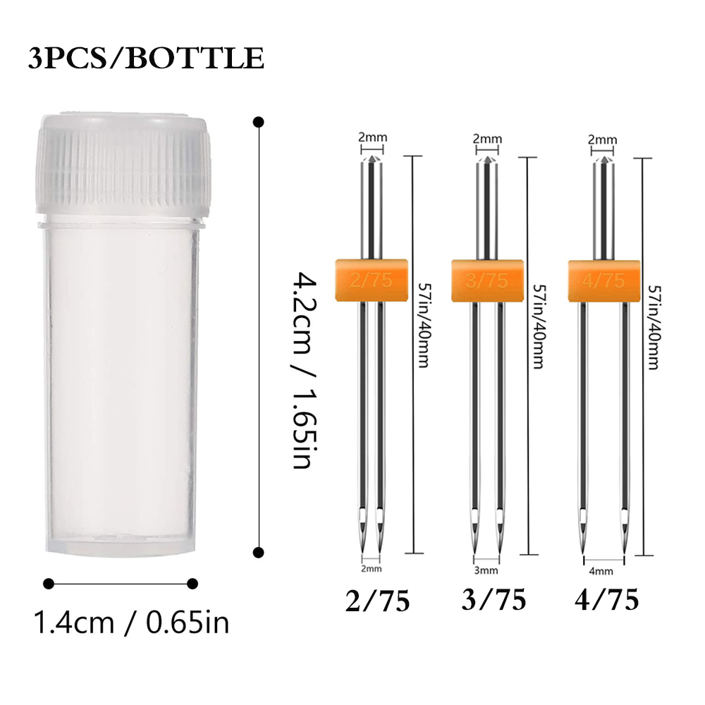 3 pçs máquina de costura agulh - Twin Needle Stretch avaliação e preço