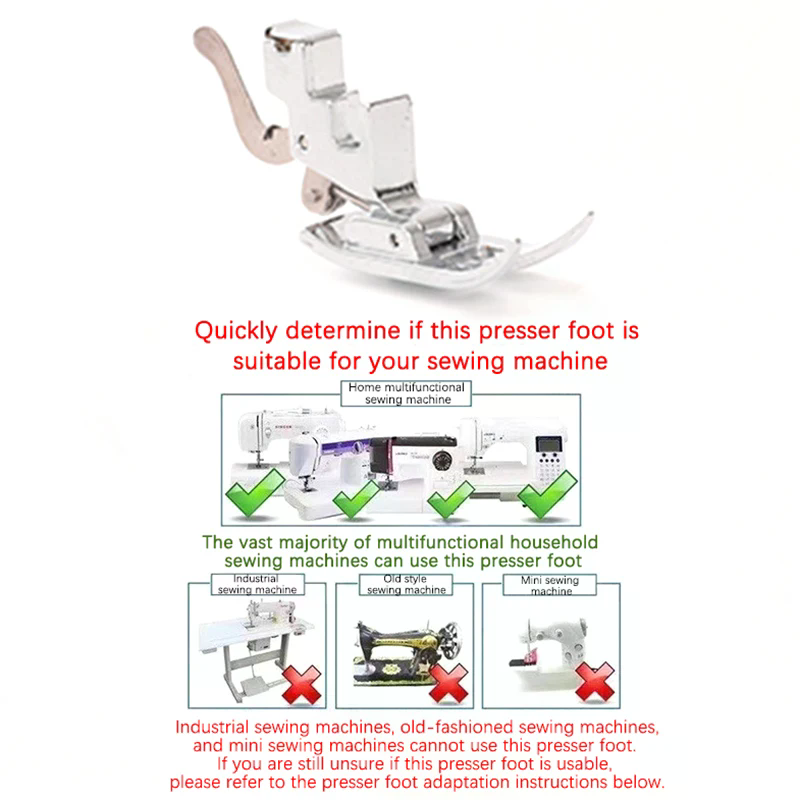 2 Peças: Calcador de Costura U - Sewing Factory avaliação e preço