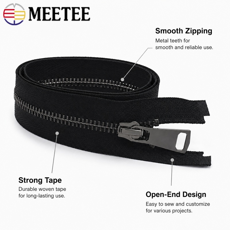 1/5 Peças 5 #   Zíper de Metal - Sewing Front Zipper avaliação e preço