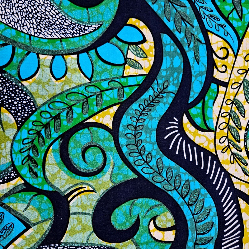 Tecido estilo africano longo d - Sewing Batik avaliação e preço