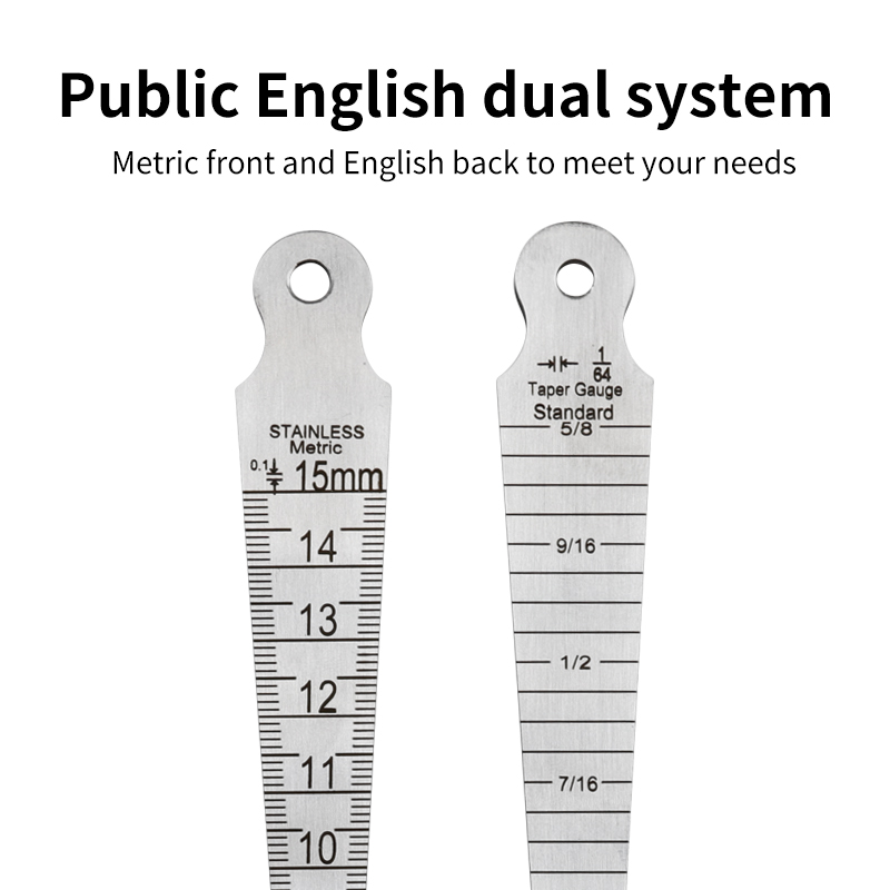 1pc medidor cônico speler 1-15 - Seam Gauge Metal avaliação e preço