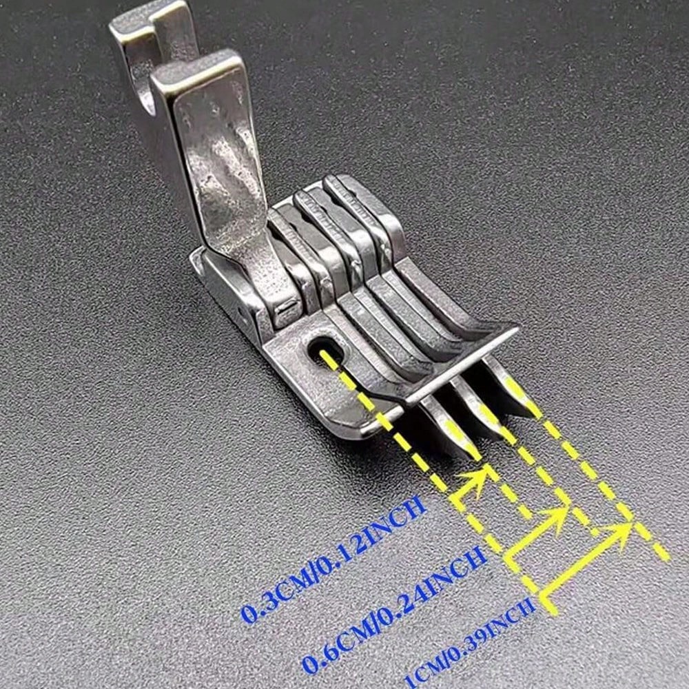 1 Peça Calcador Guia de Três B - Rolled Hem Foot avaliação e preço