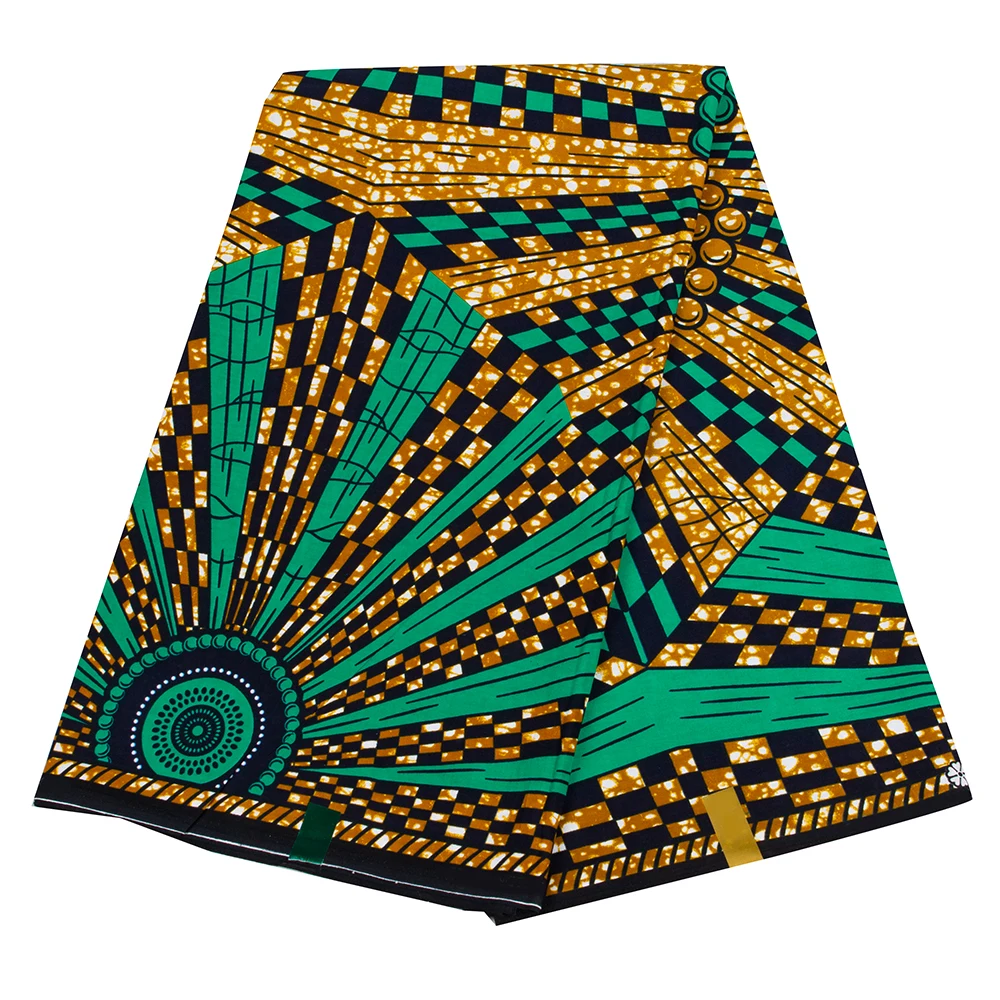 Tecido africano 3/6 jardas alg - Sewing Batik avaliação e preço