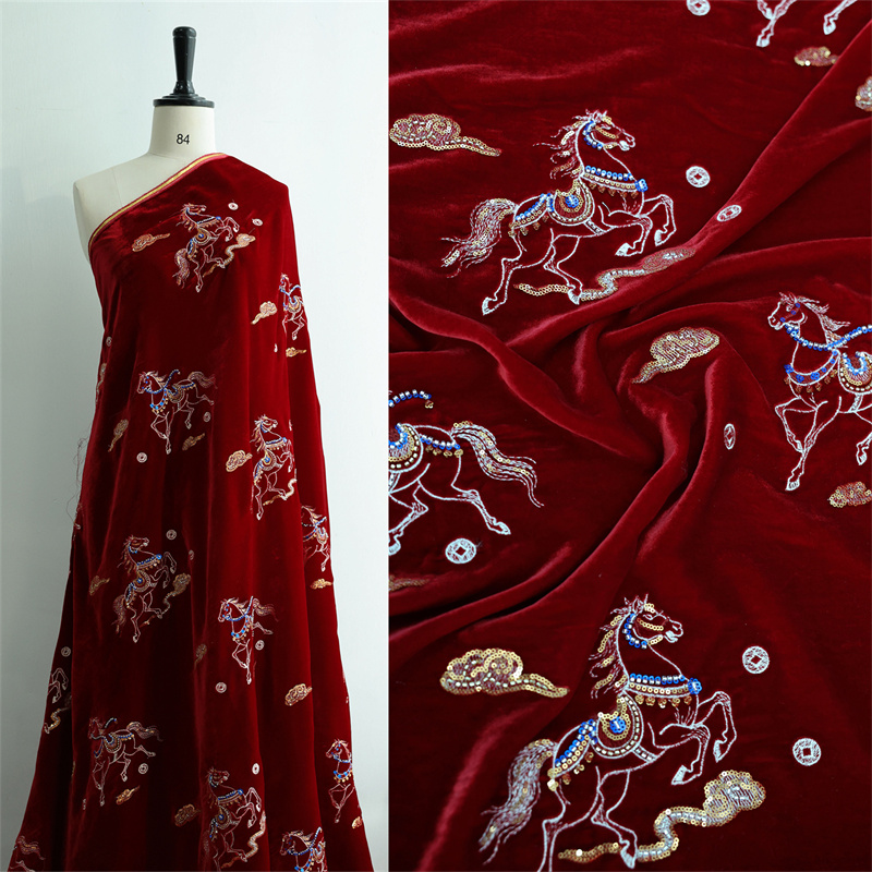 Outono/inverno grosso seda vel - Sewing Velvet Fabric avaliação e preço