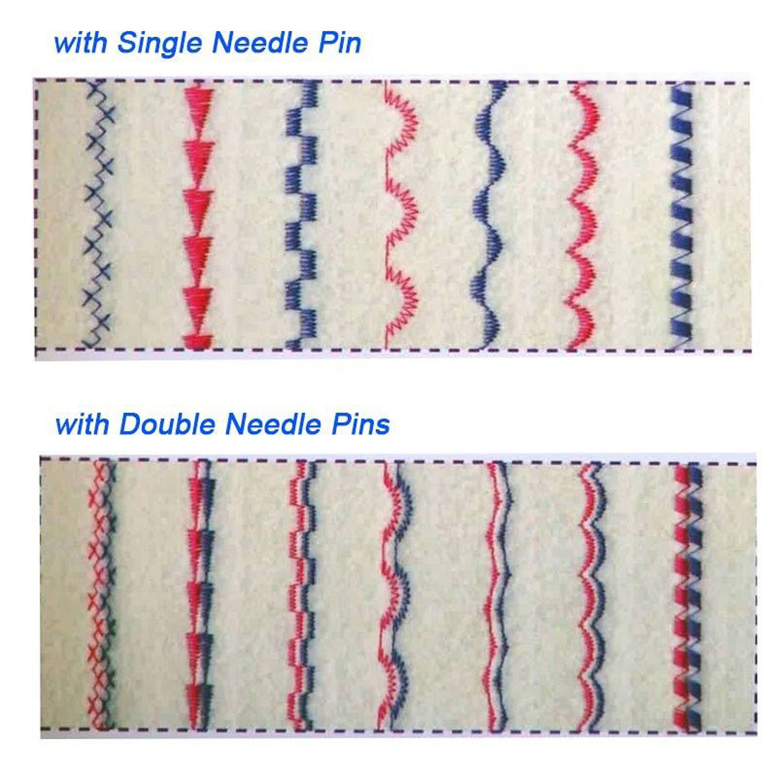 Conjunto de 3 Agulhas Duplas p - Twin Needle Stretch avaliação e preço