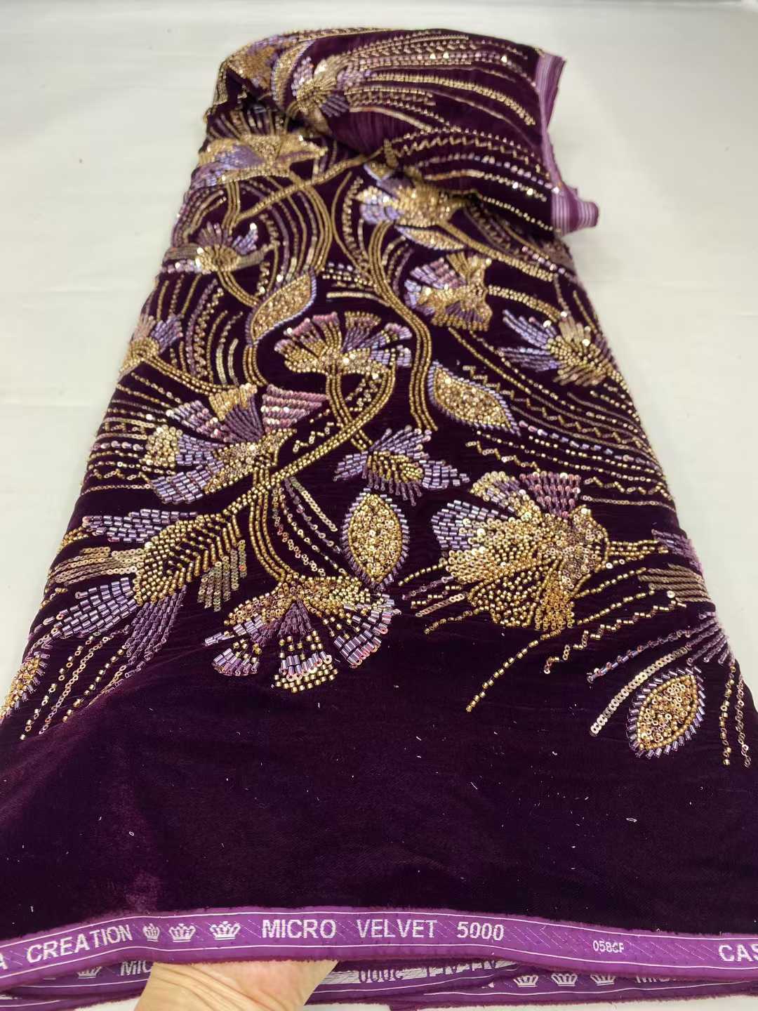 Novidade 2026: Tecidos de Rend - Sewing Velvet Fabric avaliação e preço