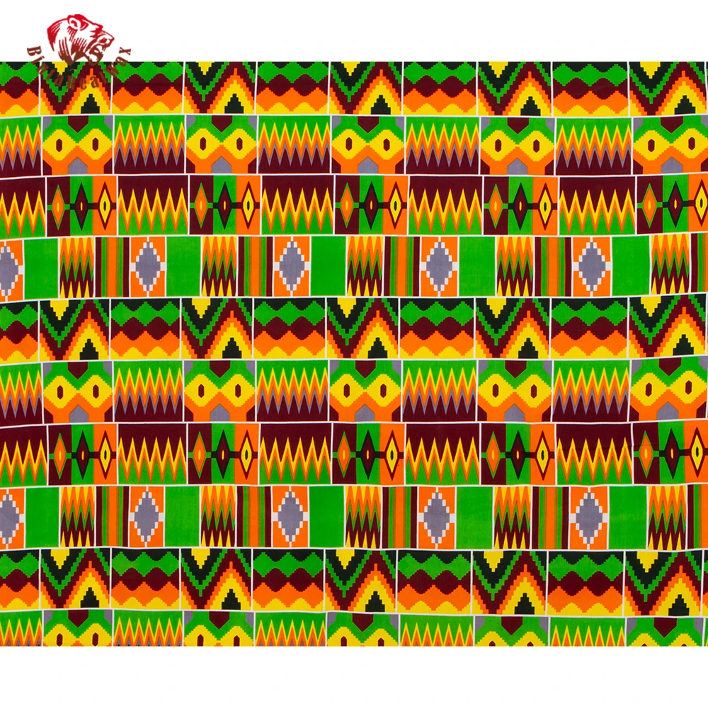 Tecido de algodão africano cor - Sewing Batik avaliação e preço