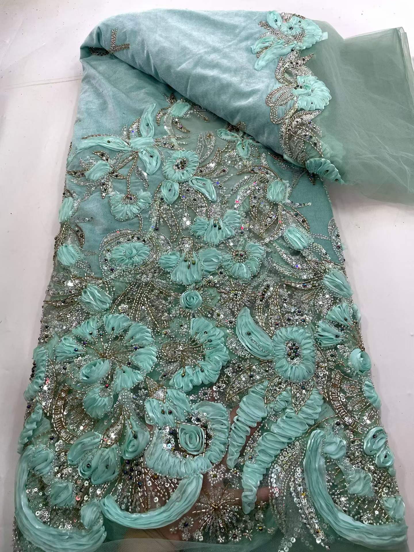 Tecido de Renda de Veludo com  - Sewing Velvet Fabric avaliação e preço