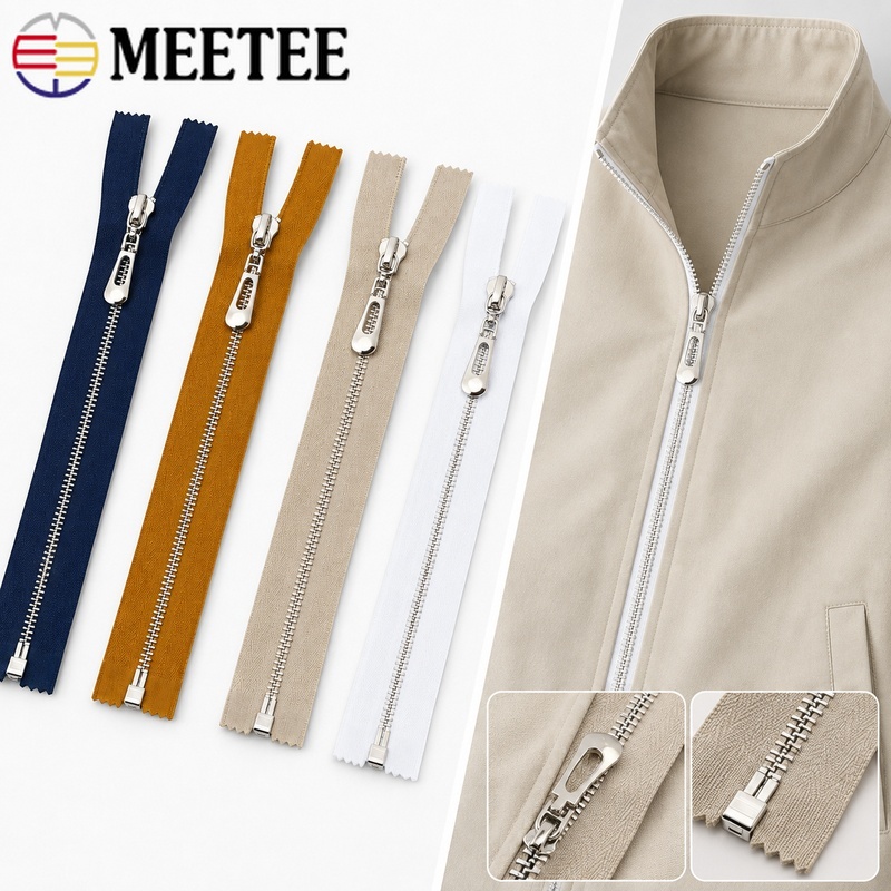 5 Peças 3 #   Zíper de Metal d - Sewing Front Zipper avaliação e preço