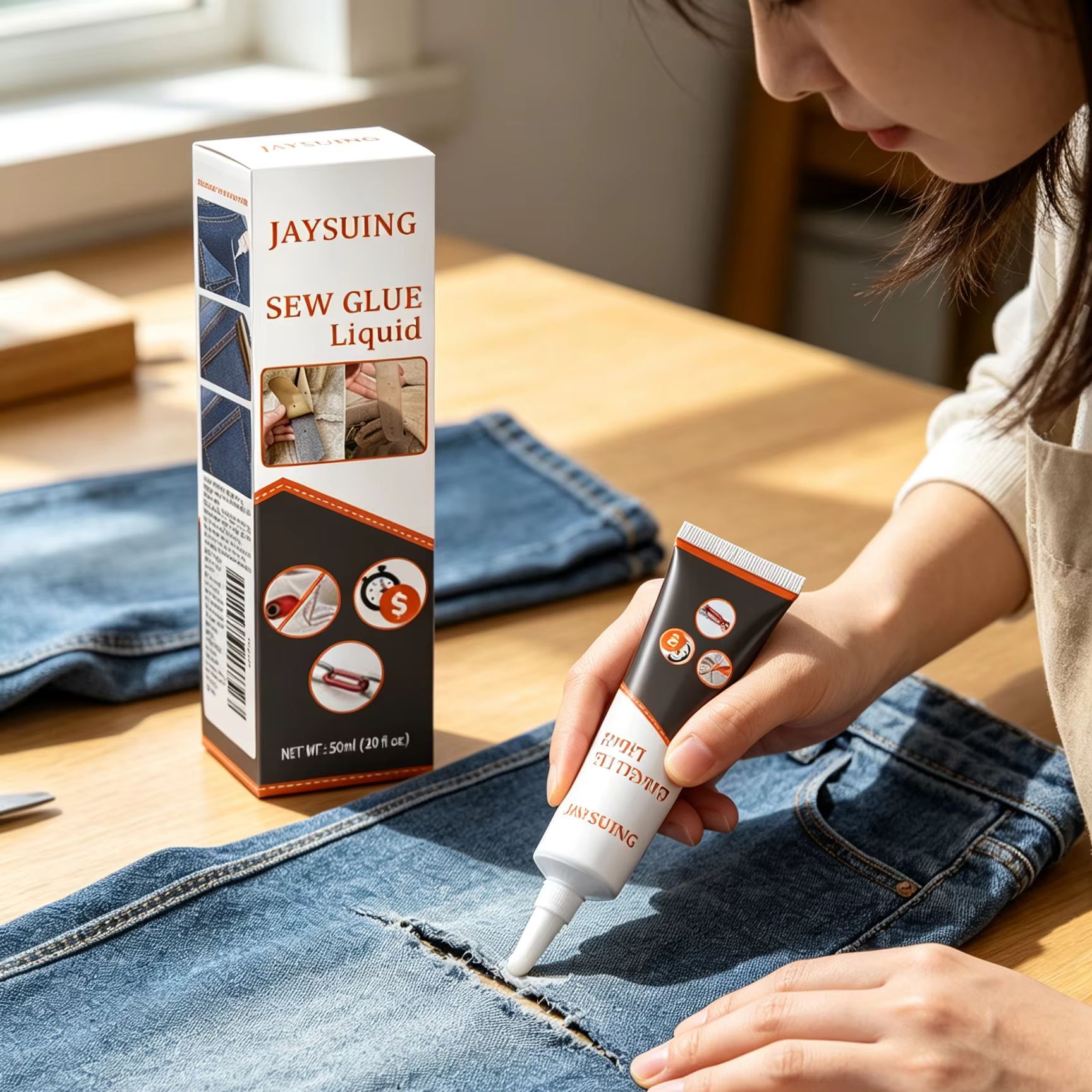 Cola para Costura Jaysuing, Re - Sewing Repair avaliação e preço