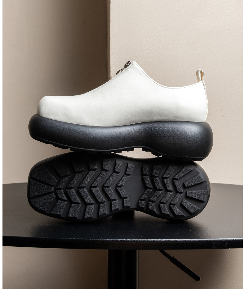 Derby sapatos para homens sapa - Sewing Front Zipper avaliação e preço